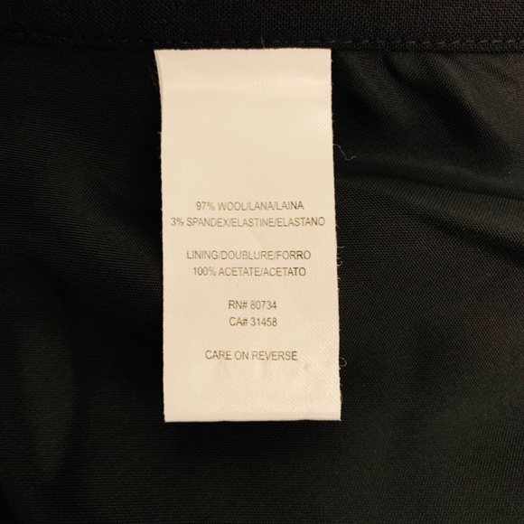 EUC BCBG Black formal skirt Size 6 - Picture 8 of 9